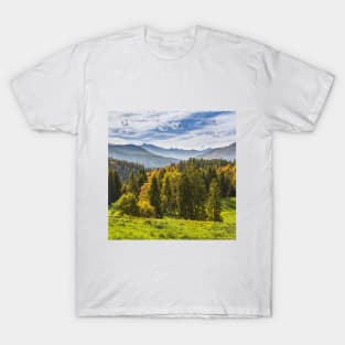 SCENERY 87 - Mountainous Landform Forest Nature Ecosystem T-Shirt